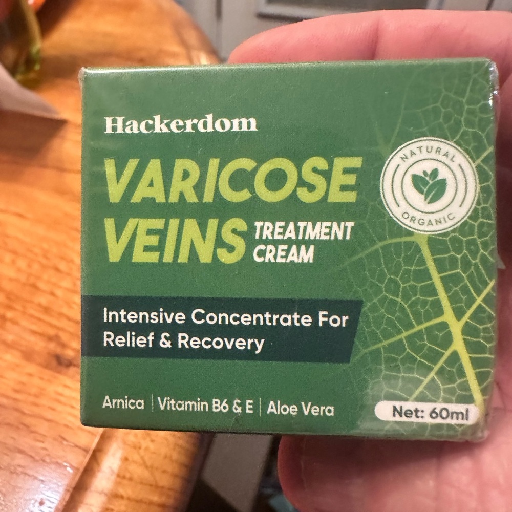 Green Varicose Veins Treatment Cream